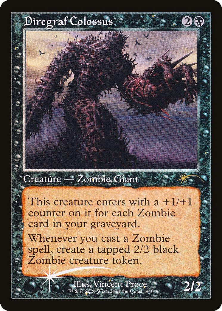 Diregraf Colossus (cadre rétro) (SLD-840) - Secret Lair Drop Series Foil 