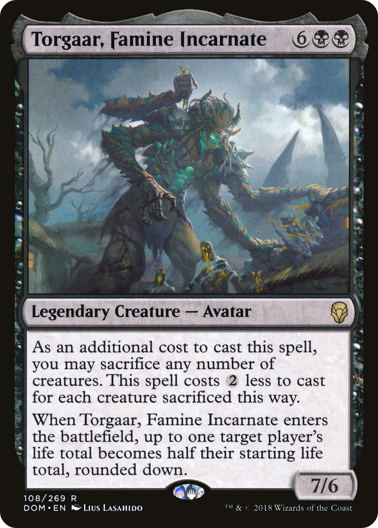 Torgaar, Famine Incarnée (DOM-108) - Dominaria Foil
