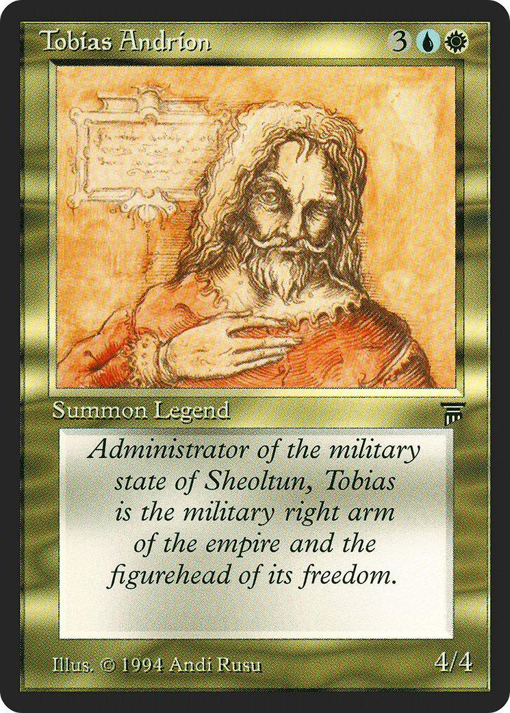 Tobias Andrion (LEG-264) - Légendes