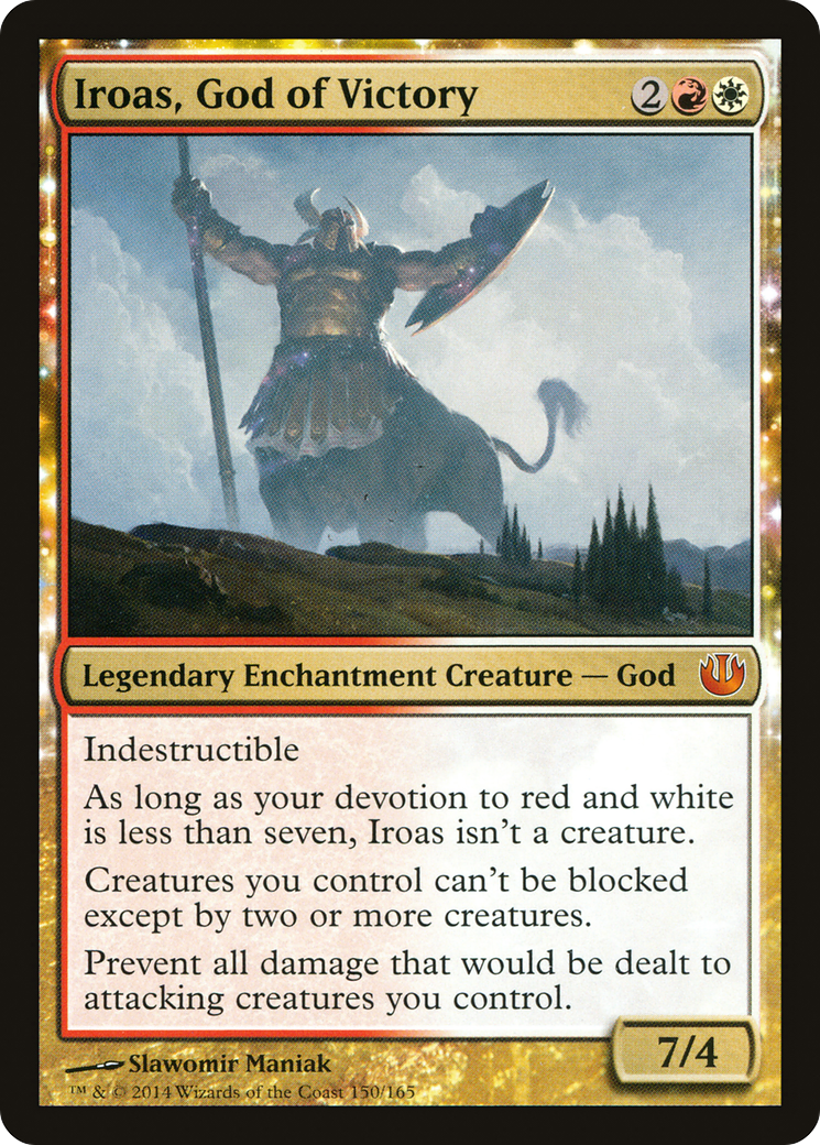 Iroas, God of Victory (JOU-150) - Journey into Nyx: (enchantment) Foil