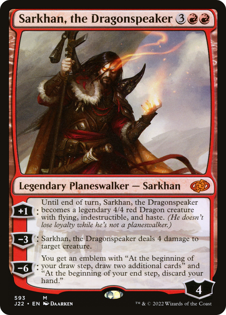 Sarkhan, the Dragonspeaker (J22-593) - Jumpstart 2022