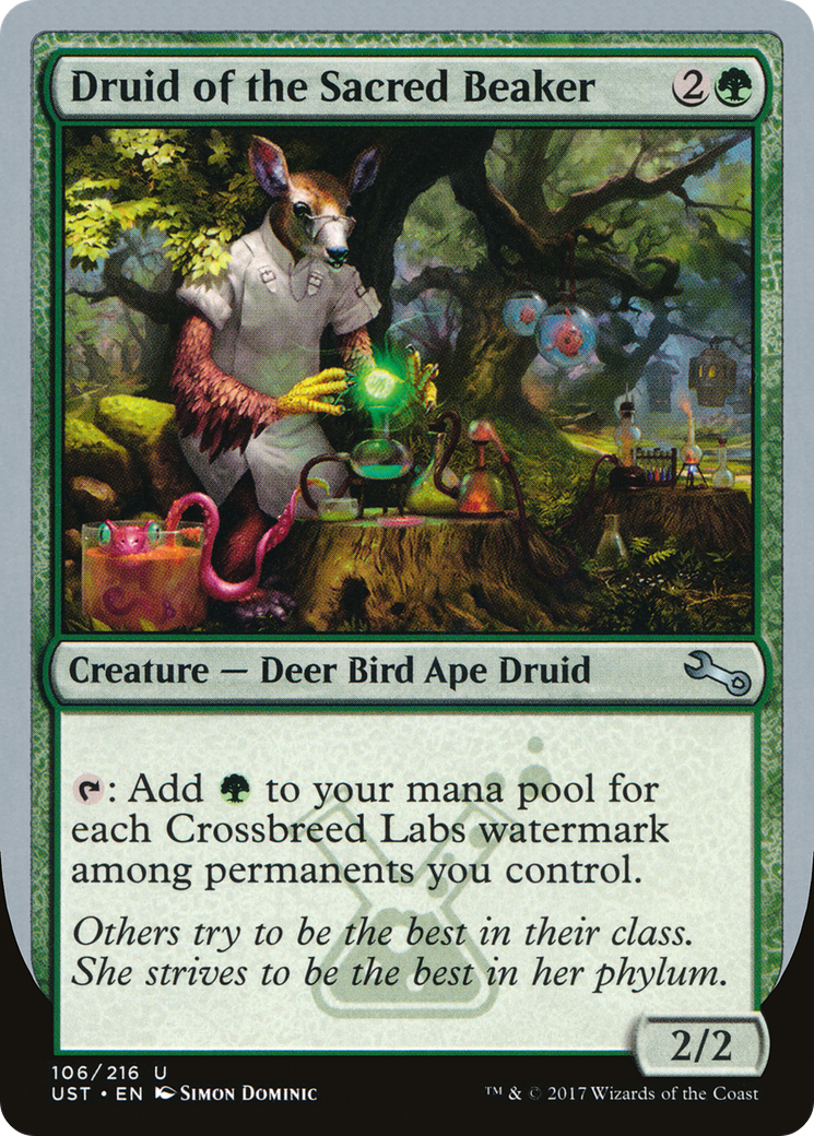 Druide du Bécher Sacré (UST-106) - Feuille instable 