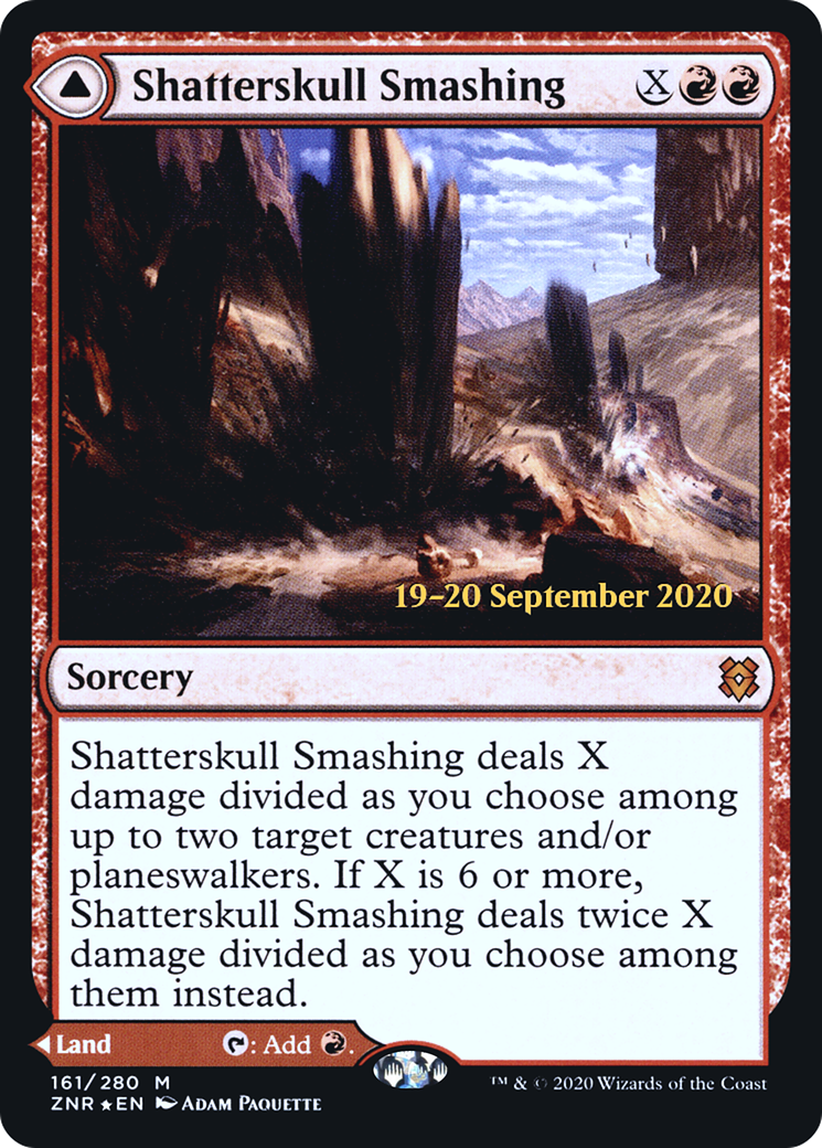 Shatterskull Smashing (PRE-161S) - Zendikar Rising Promos Foil