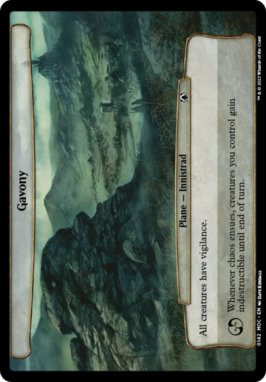 Gavony (MOC-142) - March of the Machine Commander