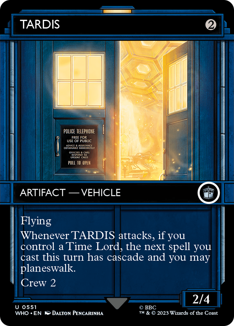 TARDIS (WHO-551) - Doctor Who : (Vitrine) (Sans frontières) 