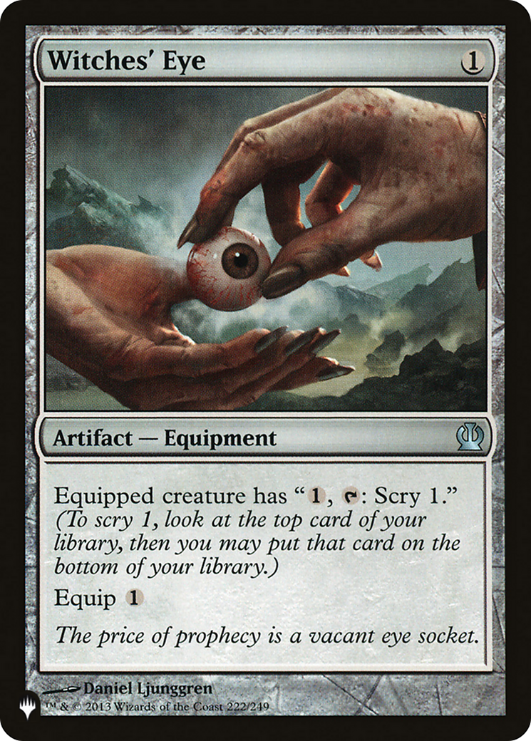 L'Œil de la Sorcière (PLST-THS-222) - La Liste 