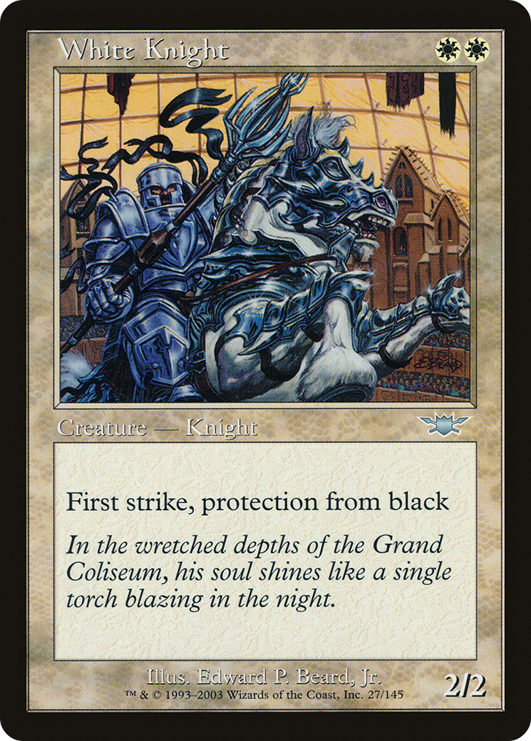 Chevalier blanc (LGN-027) - Legions Foil 