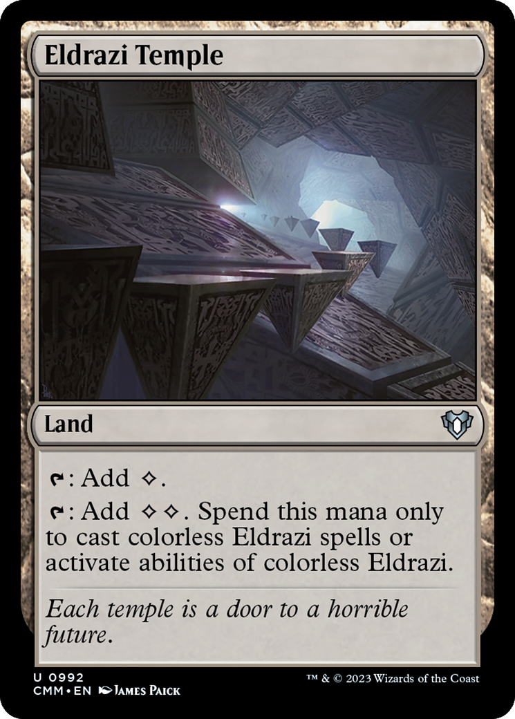Temple Eldrazi (CMM-992) - Commandant Masters 