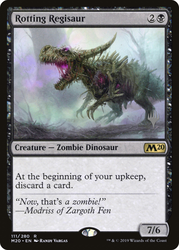 Rotting Regisaur (PPM20-111) - Core Set 2020 Promos