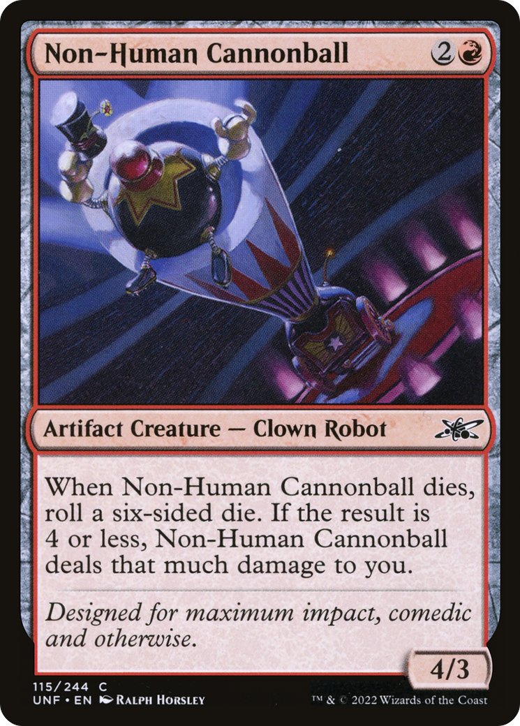 Non-Human Cannonball (UNF-115) - Unfinity
