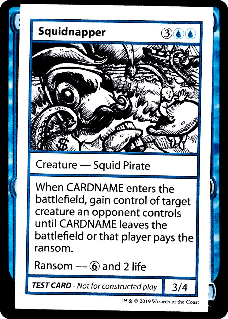 Squidnapper (No PW Symbol) (CMB1-) - Mystery Booster Playtest Cards 2021