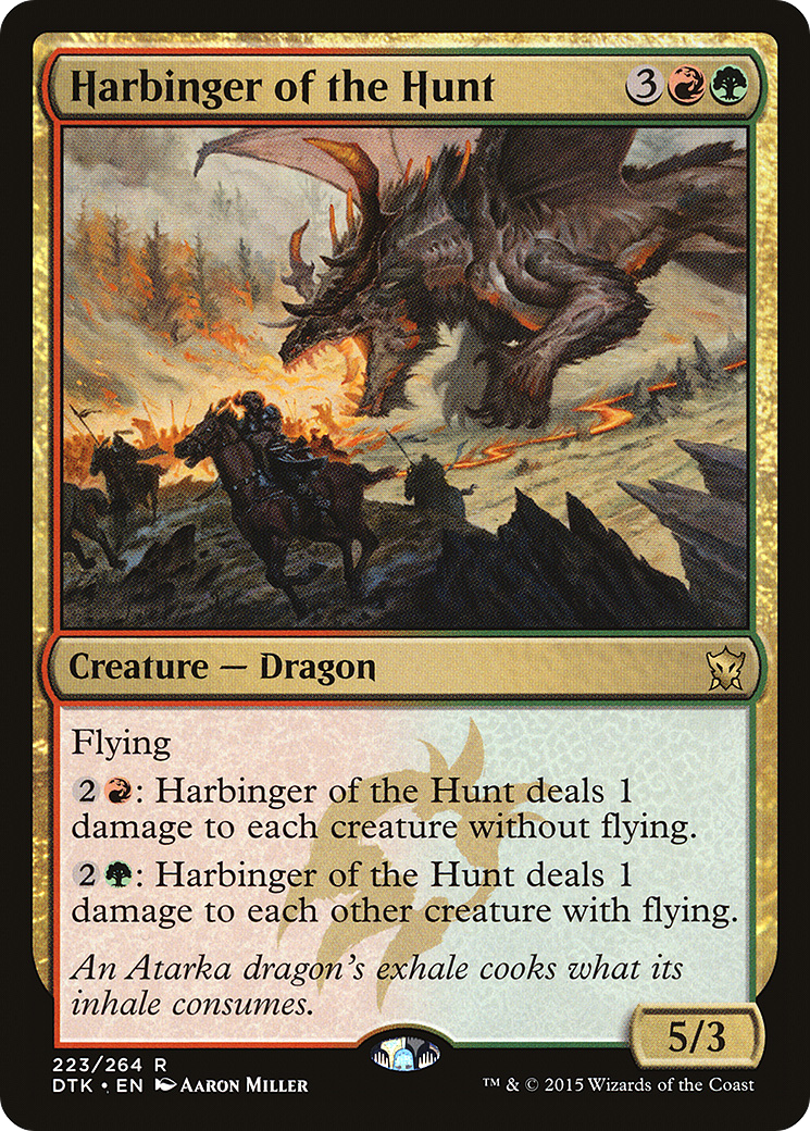 Messager de la Chasse (DTK-223) - Dragons de Tarkir Foil 