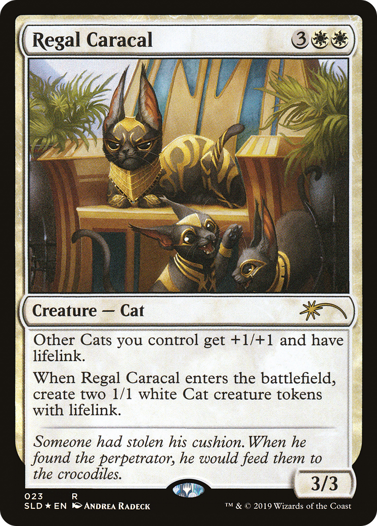 Regal Caracal (SLD-023) - Secret Lair Drop Foil