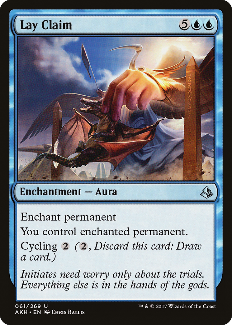 Lay Claim (AKH-061) - Feuille d'Amonkhet