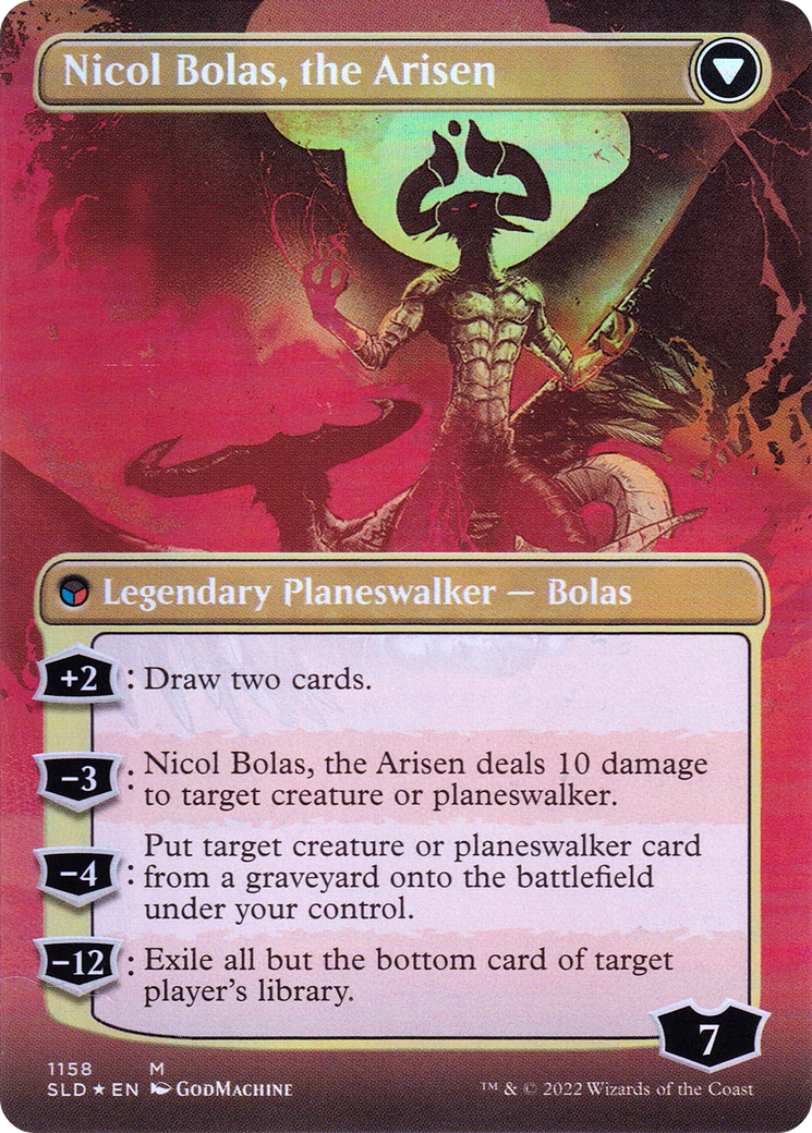 Nicol Bolas, the Ravager (SLD-1158) - Secret Lair Drop (Borderless) Foil