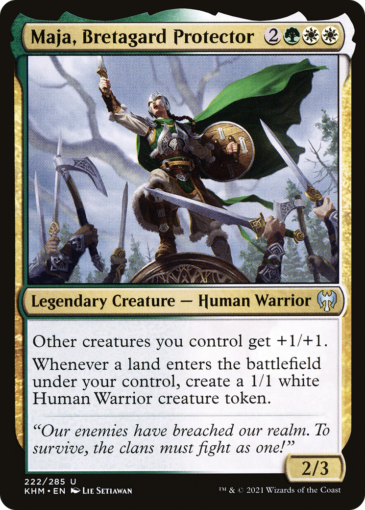 Maja, protectrice de Bretagard (KHM-222) - Kaldheim