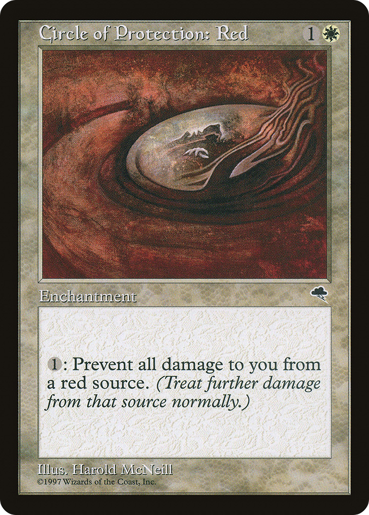 Cercle de protection : Rouge (TMP-011) – Tempête 