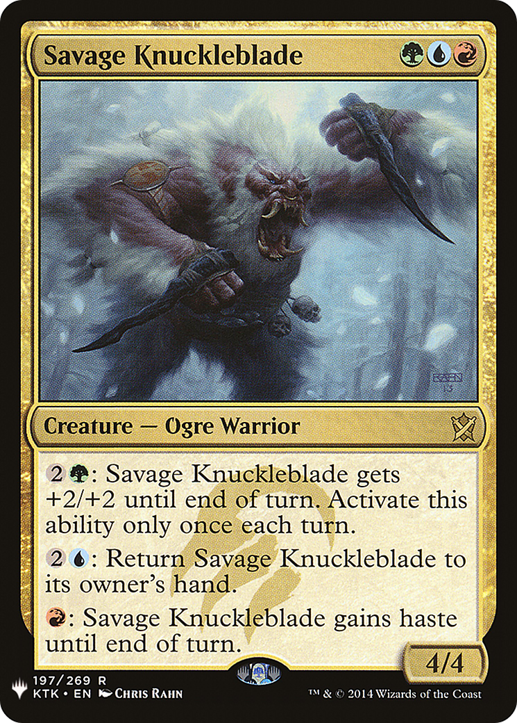Savage Knuckleblade (LIST-KTK-197) - The List