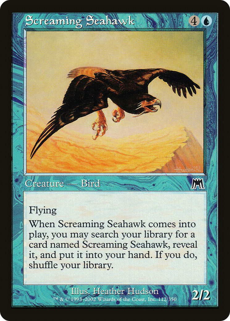 Screaming Seahawk (ONS-112) - Onslaught Foil 
