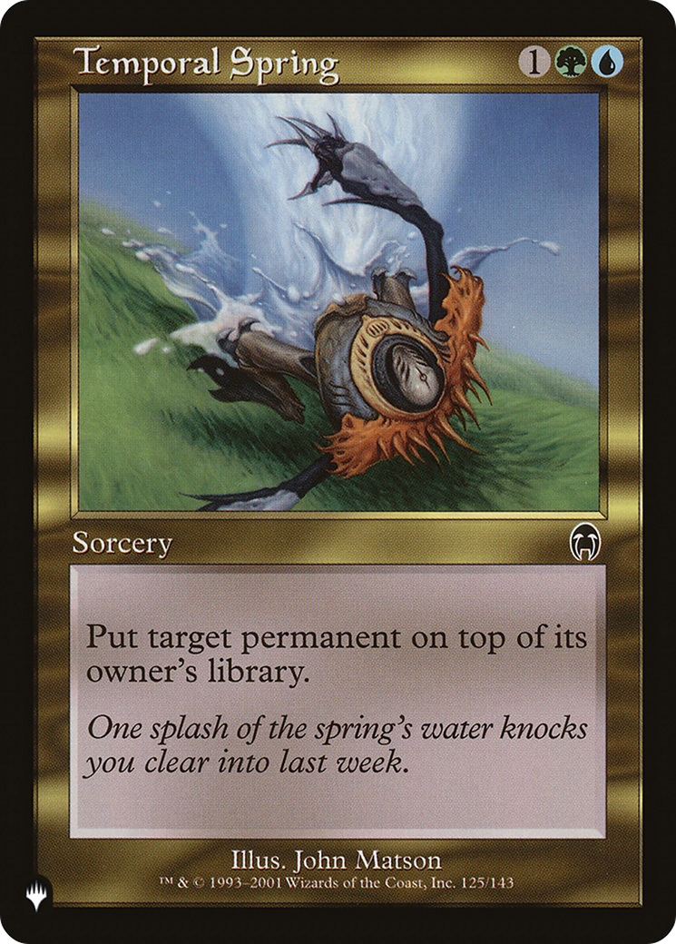 Temporal Spring (LIST-APC-125) - The List