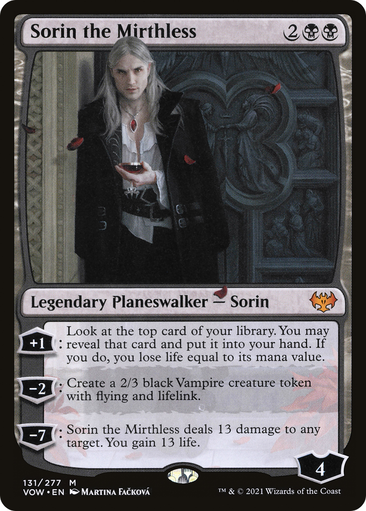 Sorin le Sans Joie (VOW-131) - Innistrad : Le Vœu Écarlate