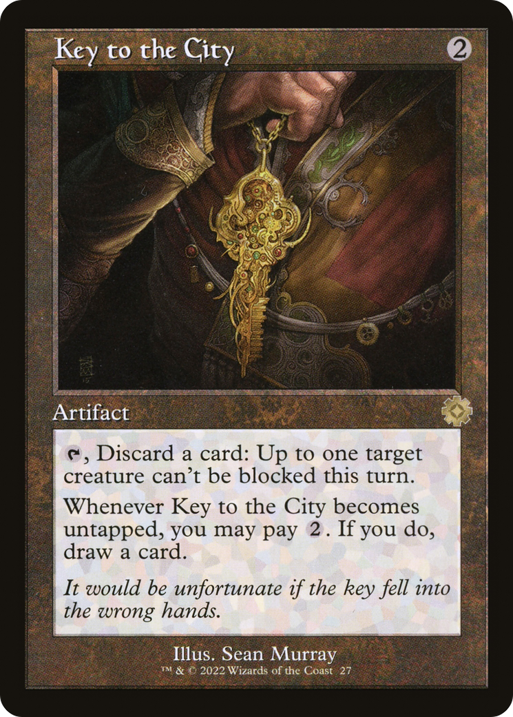 Key to the City (BRR-027) - The Brothers' War Retro Artifacts Foil