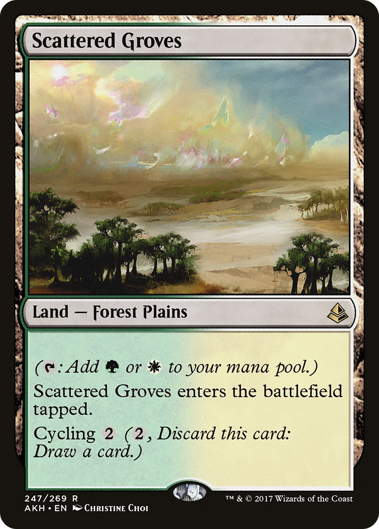 Bosquets épars (AKH-247) - Feuille d'Amonkhet