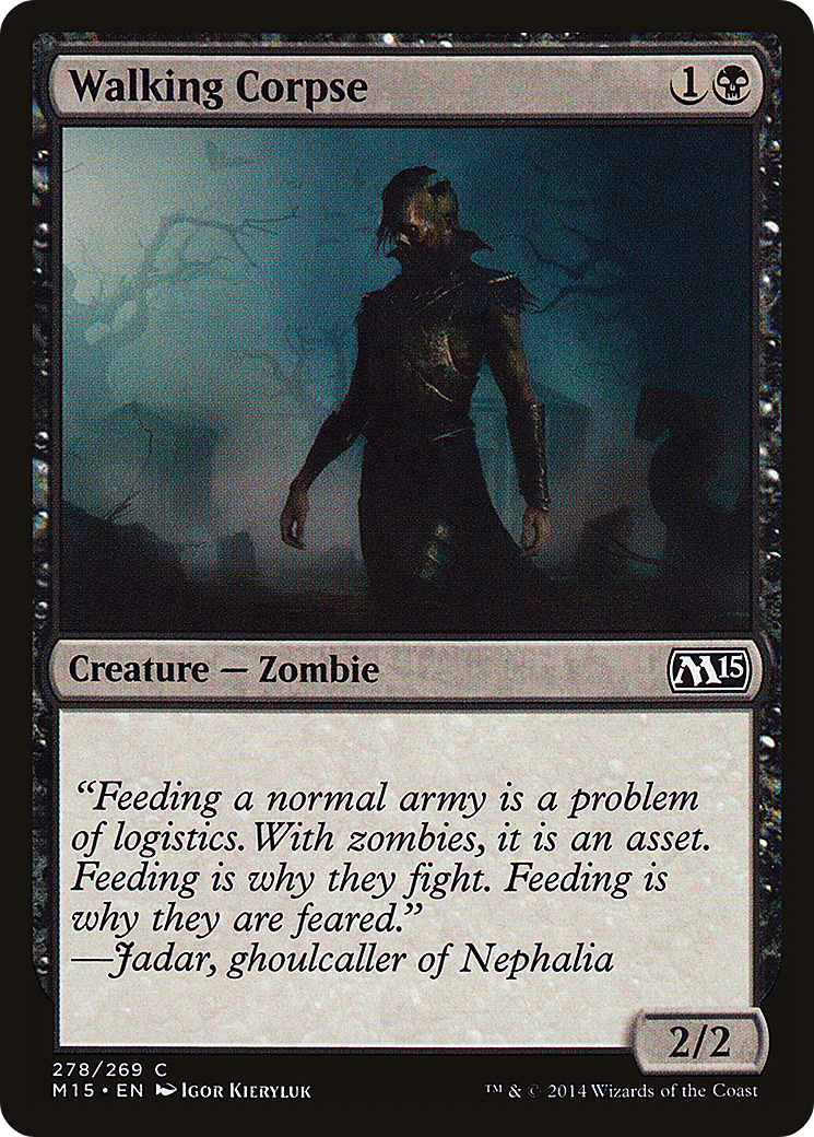Walking Corpse (M15-278) - Magic 2015 Foil