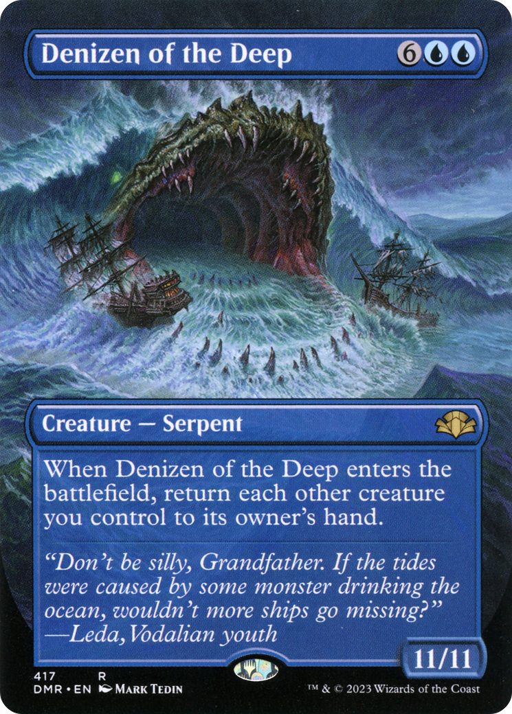Denizen of the Deep (Borderless) (DMR-417) - Dominaria Remastered (Borderless)