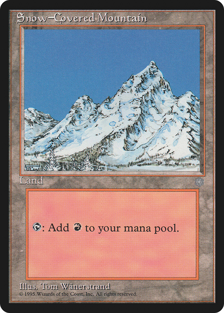 Montagne enneigée (ICE-379) - L'ère glaciaire 