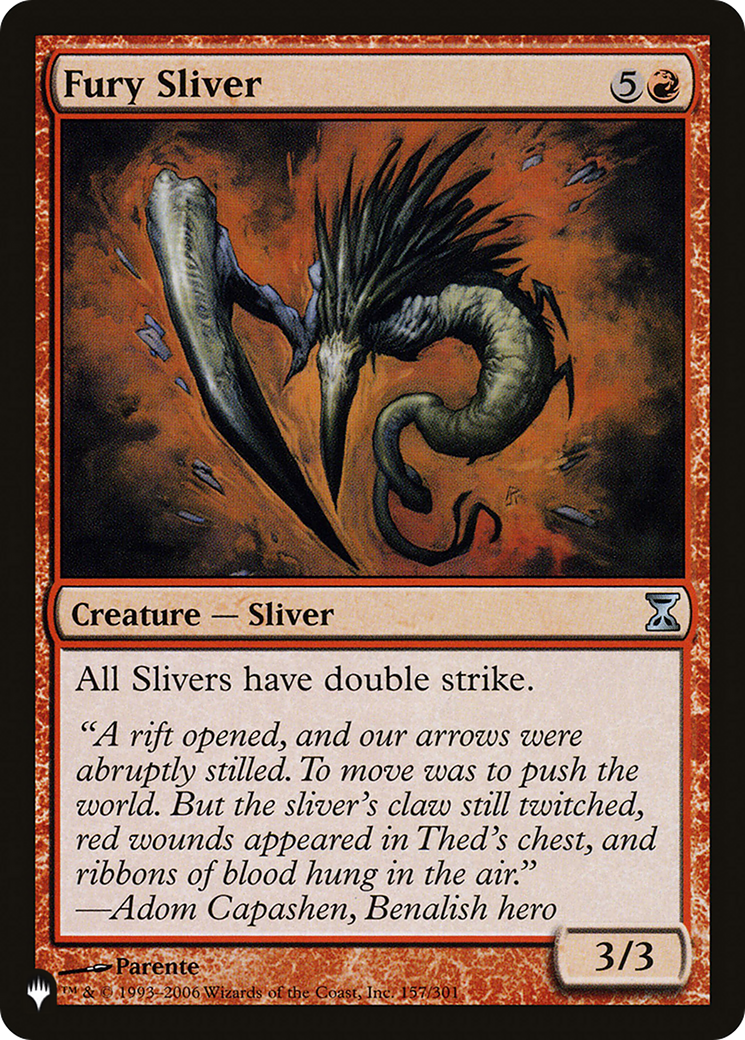 Fury Sliver (LIST-157/301) - The List