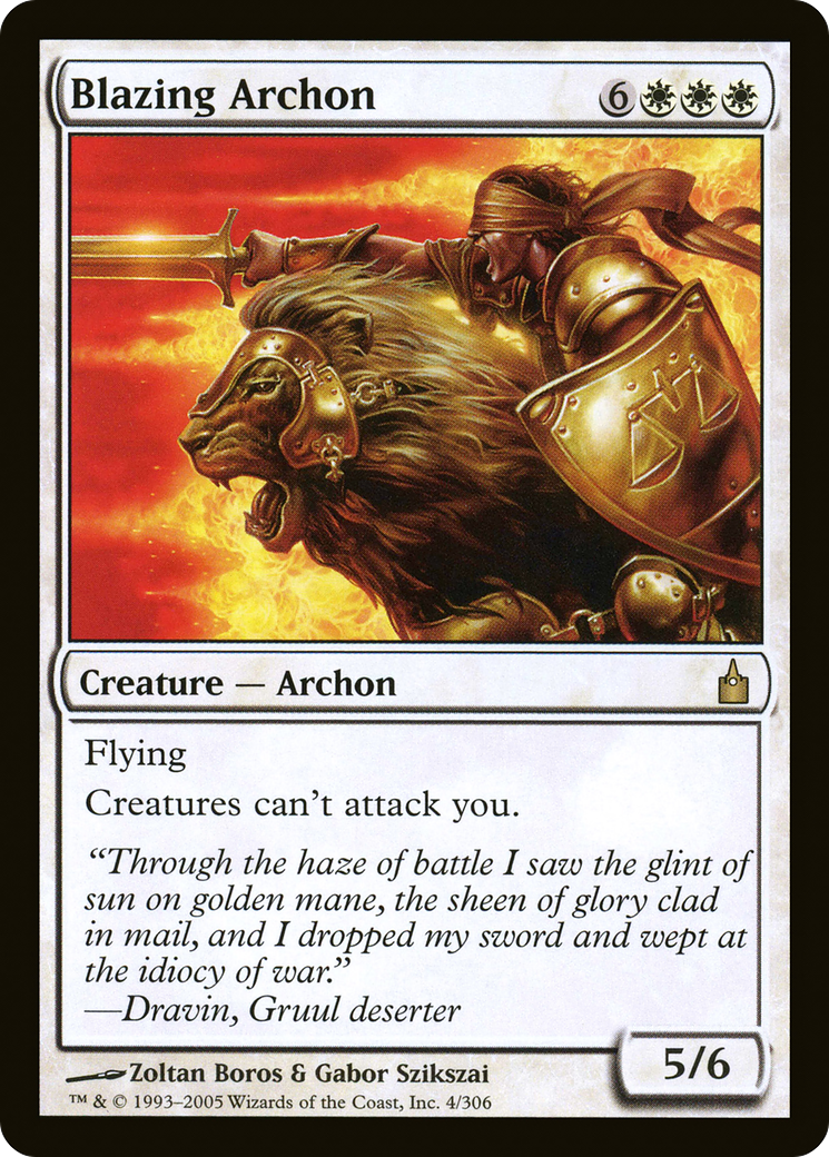 Archonte flamboyant (RAV-004) - Ravnica : La Cité des Guildes (Foil)