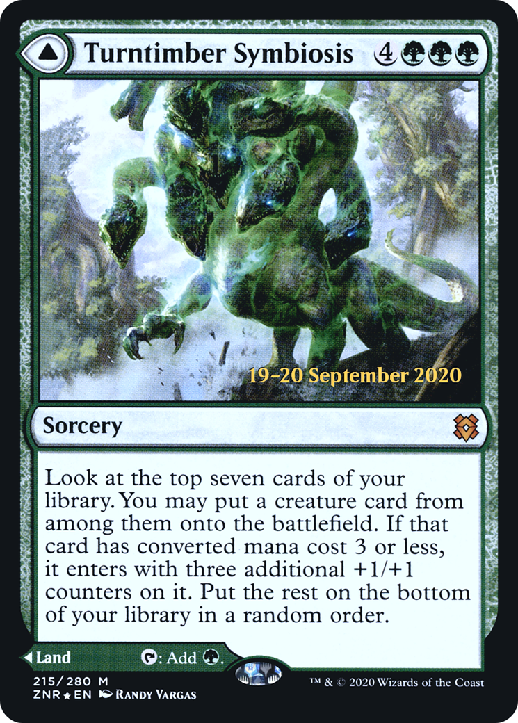 Symbiose du bois tournant // Bois tournant, bois serpentin (PZNR-215S) - Zendikar Rising Promos Foil 