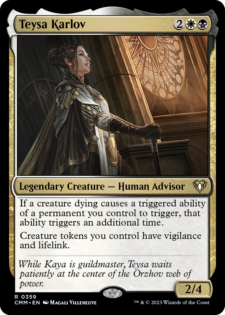 Teysa Karlov (CMM-359) - Commandant Masters Foil 