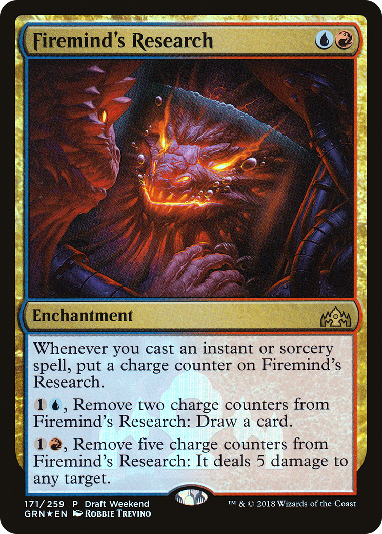 Recherches de Firemind (PGRN-171) - Cartes promotionnelles des Guildes de Ravnica 