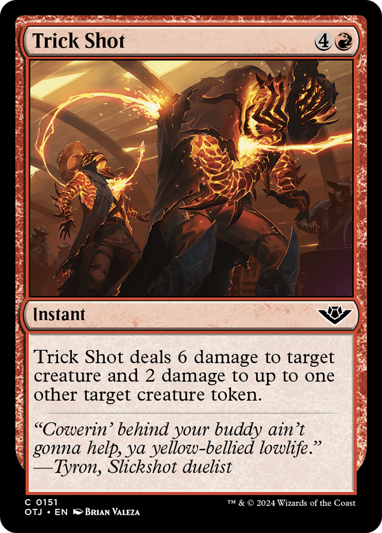 Trick Shot (OTJ-151) - Outlaws of Thunder Junction Foil 