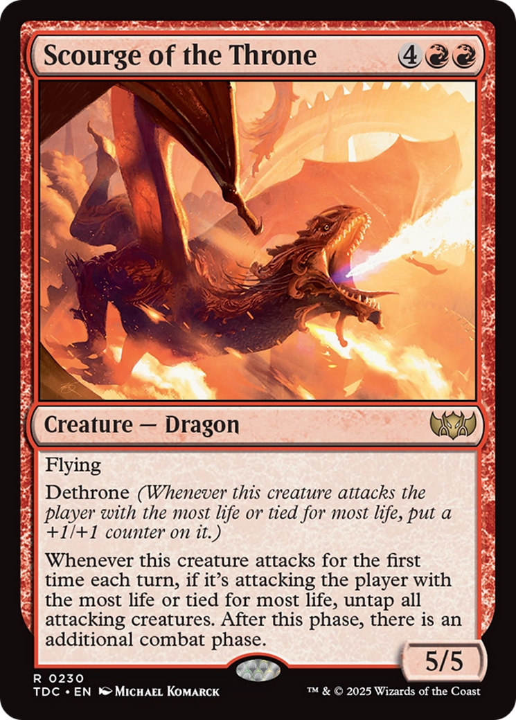 Fléau du Trône (TDC-230) - Commandant : Tarkir : Tempête de Dragons 