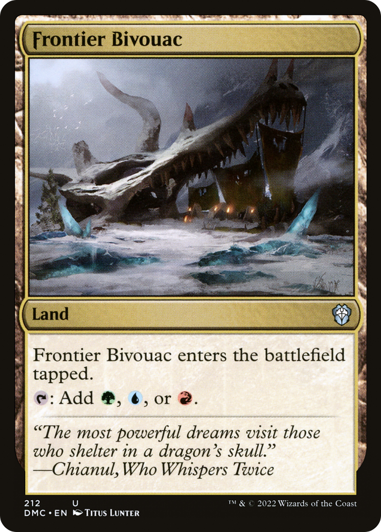 Bivouac Frontier (DMC-212) - Dominaria United Commander 