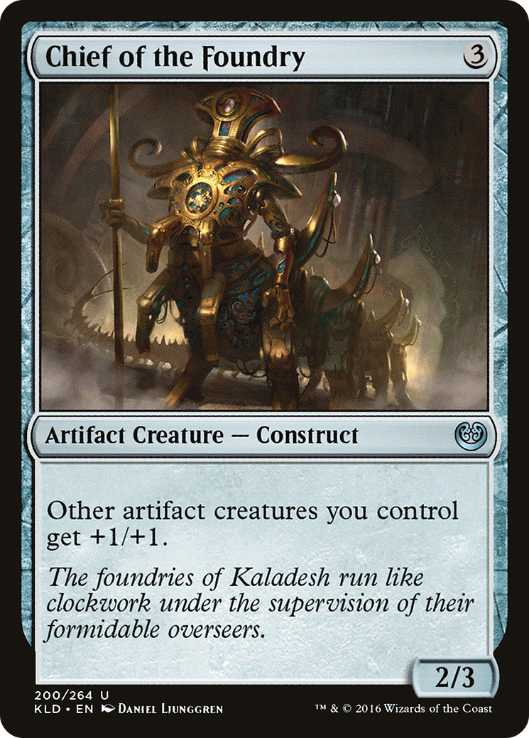 Chef de la fonderie (KLD-200) - Kaladesh Foil 