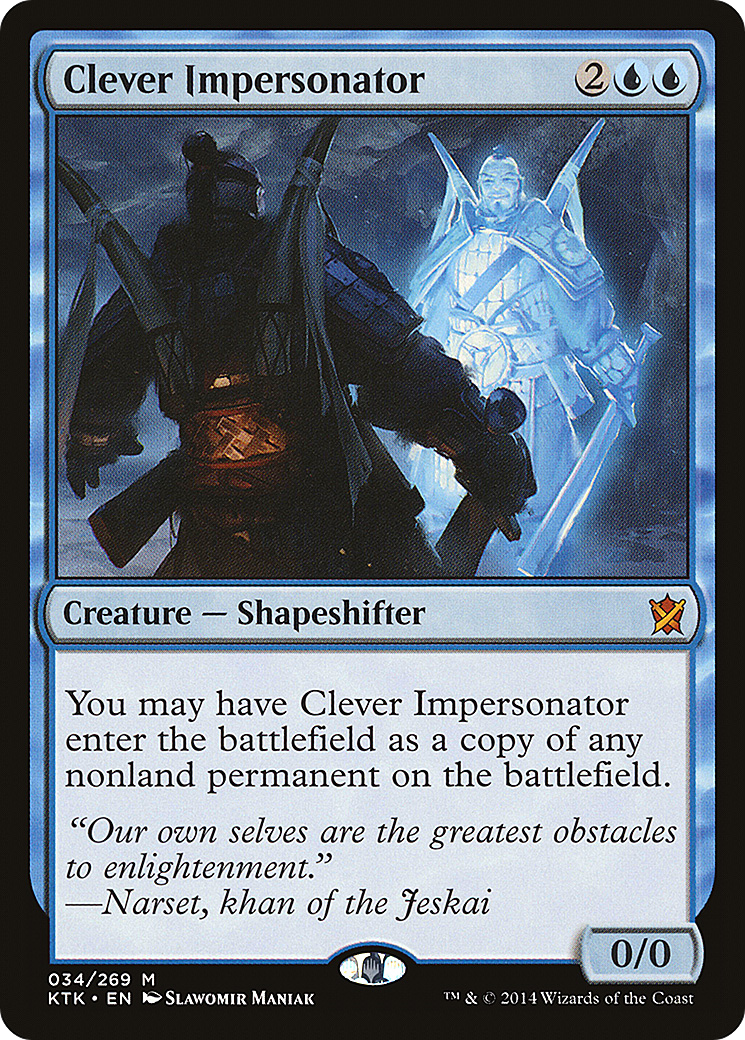 Imitateur astucieux (KTK-034) - Les Khans de Tarkir Foil