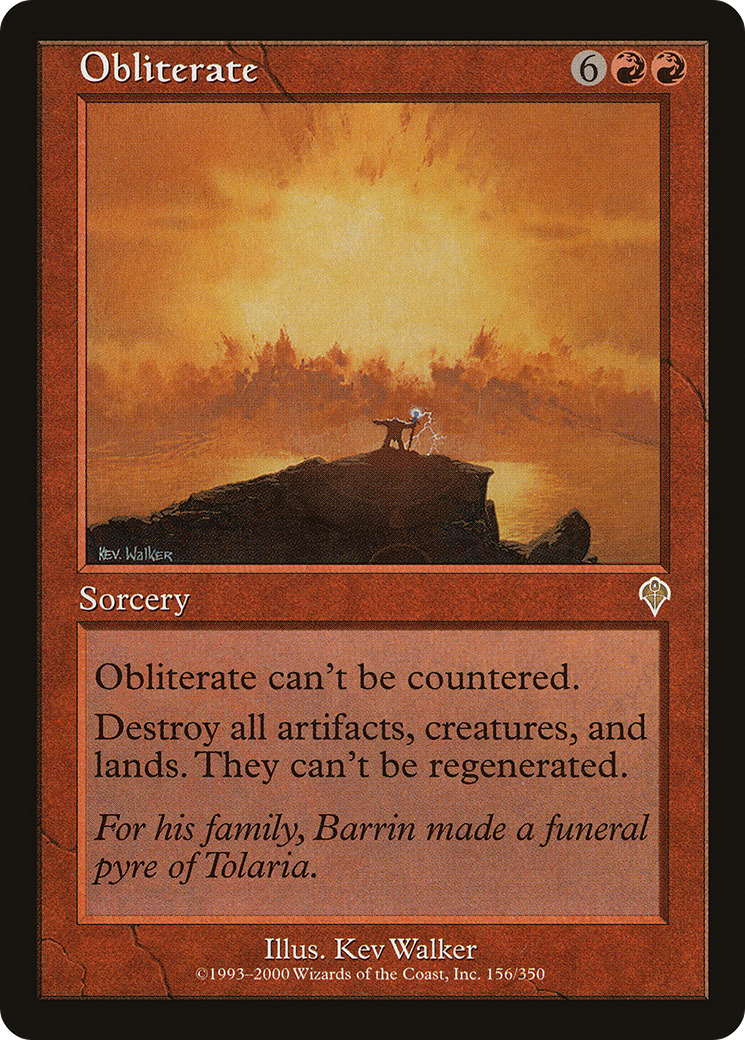 Oblitérer (INV-156) - Invasion Foil