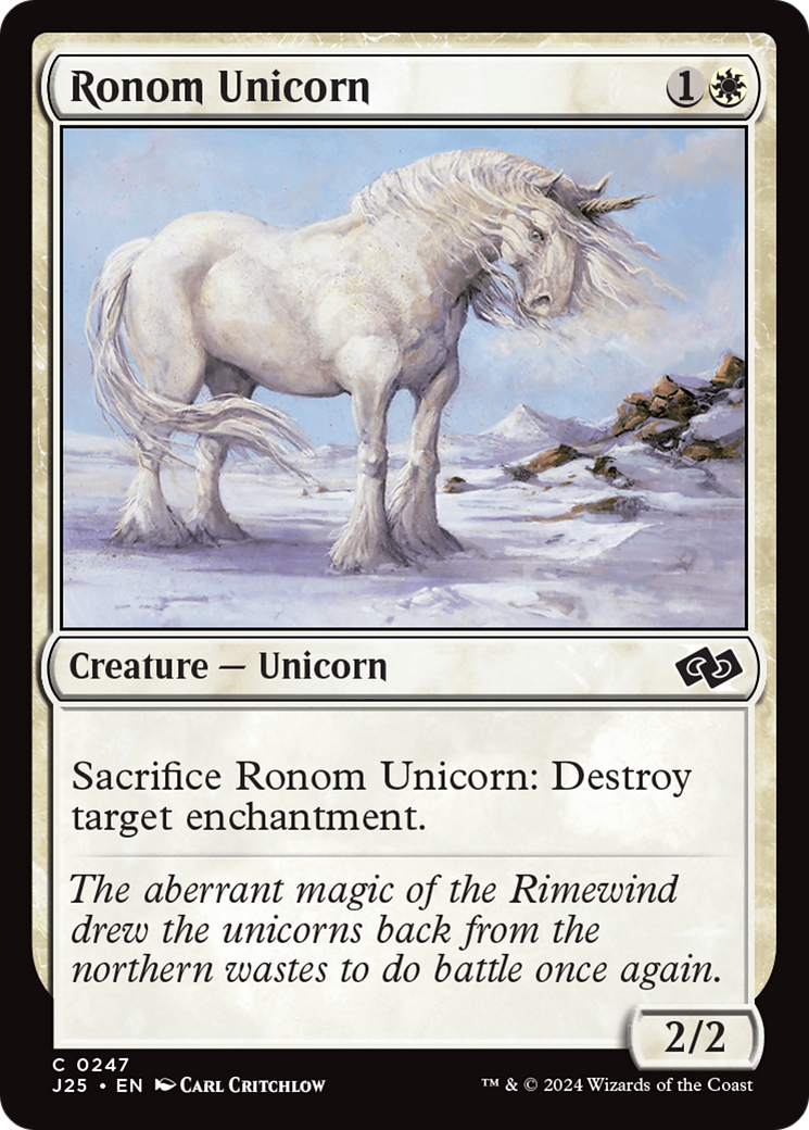 Ronom Unicorn (J25-247) - Démarrage rapide des fondations 