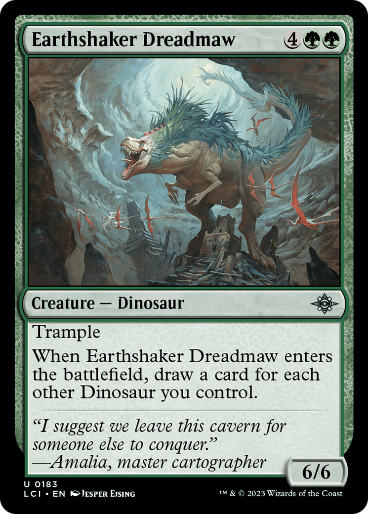 Earthshaker Dreadmaw (LCI-183) - Les Cavernes Perdues d'Ixalan (feuille) 