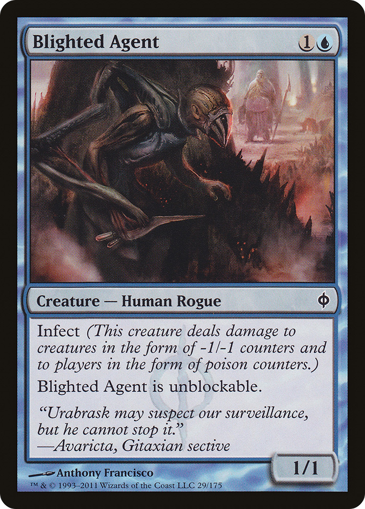 Agent flétri (NPH-029) - Nouvelle feuille Phyrexia 