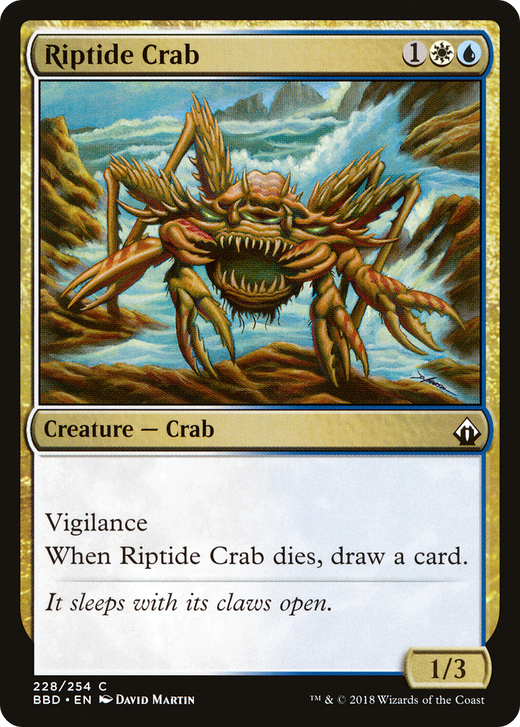 Crabe Riptide (BBD-228) - Battlebond Foil 