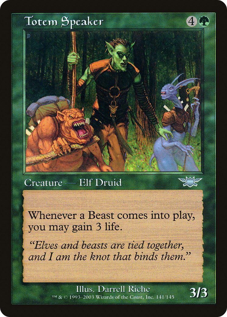 Totem Speaker (LGN-141) - Legions Foil 