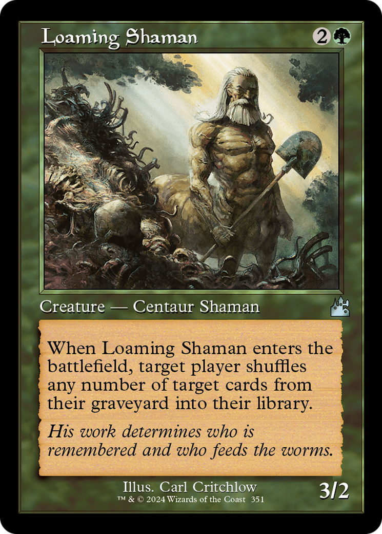 Loaming Shaman (Retro Frame) (RVR-351) - Ravnica Remastered