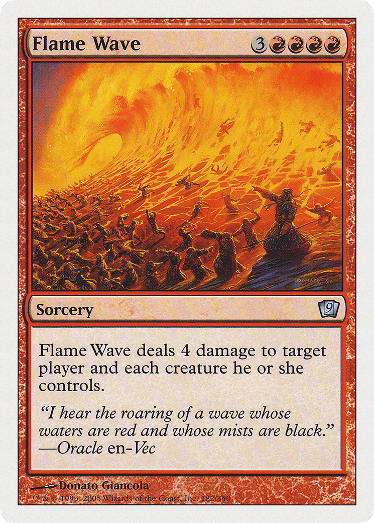 Flame Wave (9ED-182) - Ninth Edition