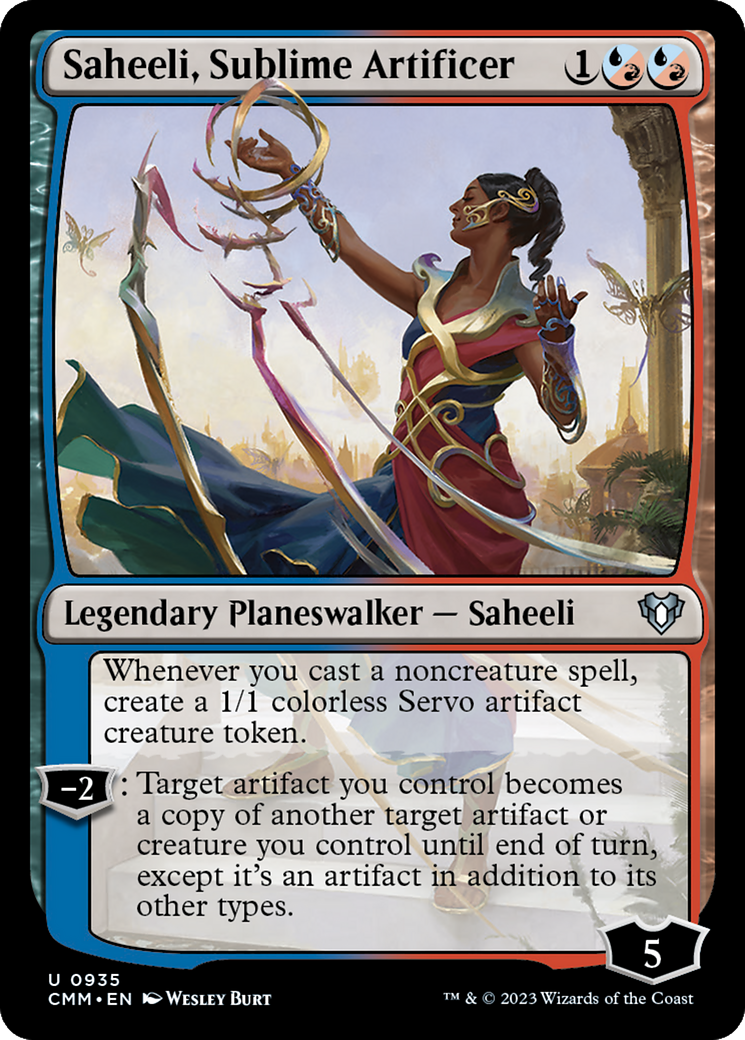 Saheeli, Sublime Artificier (CMM-935) - Commandant Masters 