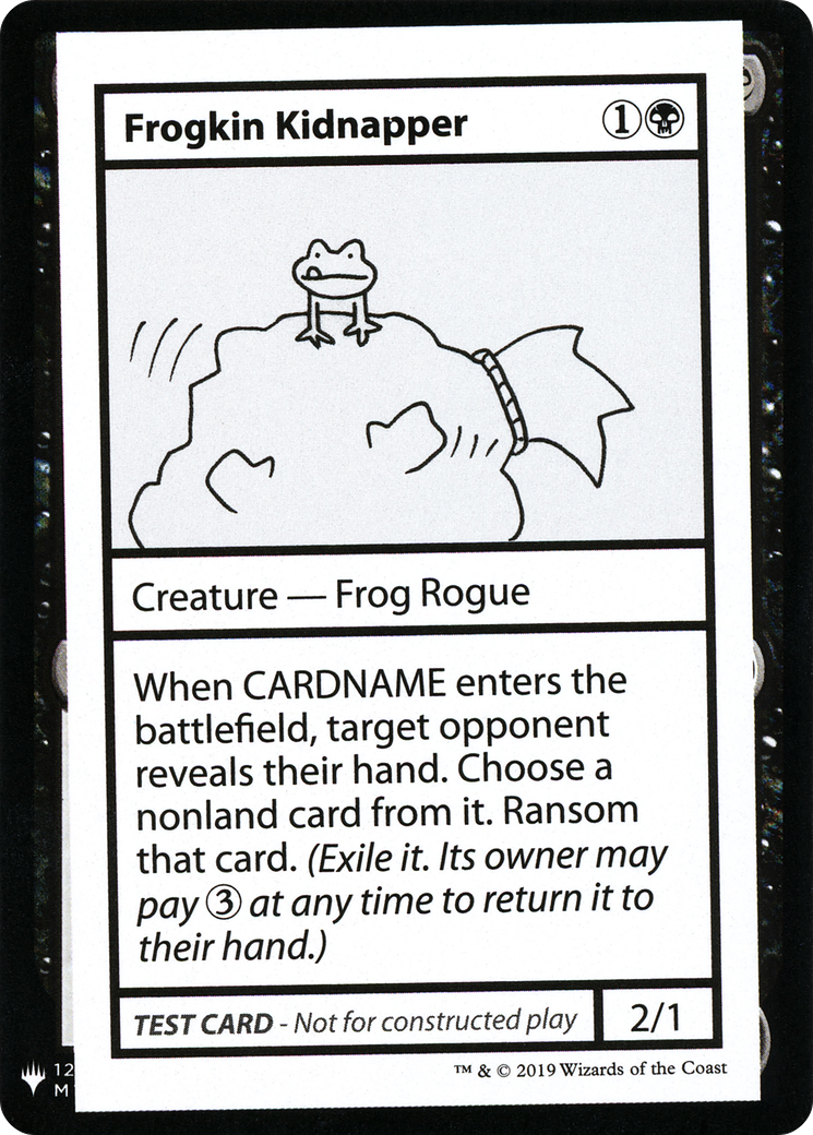 Frogkin Kidnapper (CMB1-) - Mystery Booster Playtest Cards 2019
